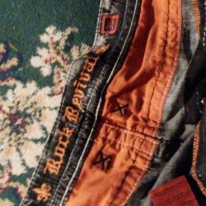 Rock revival jean shorts
